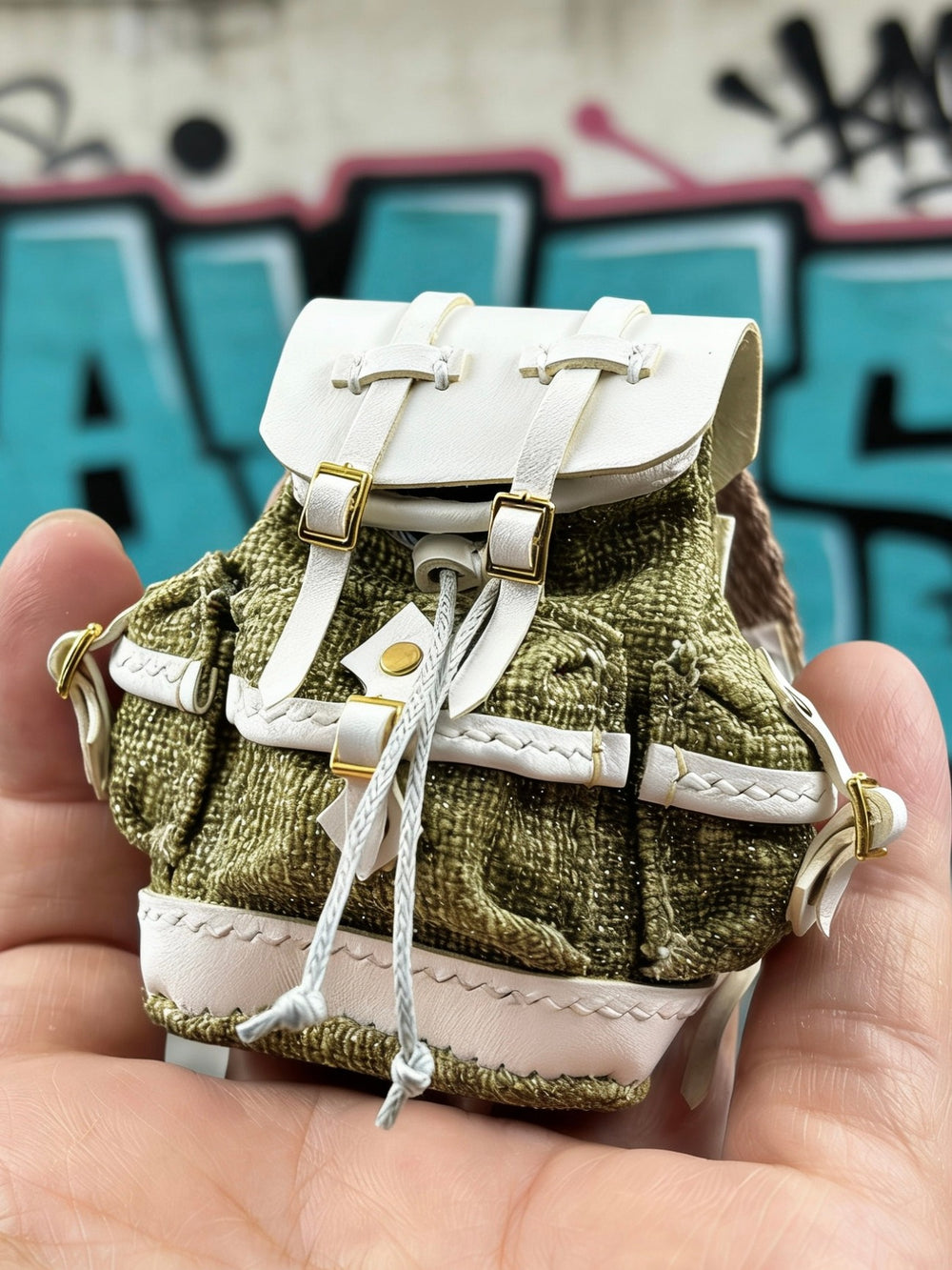 Colorblock Leather Multi-Pocket Blythe Bag | ToastDoll