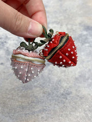 Handmade Bag for Blythe/Azone, Strawberry Crossbody Bag