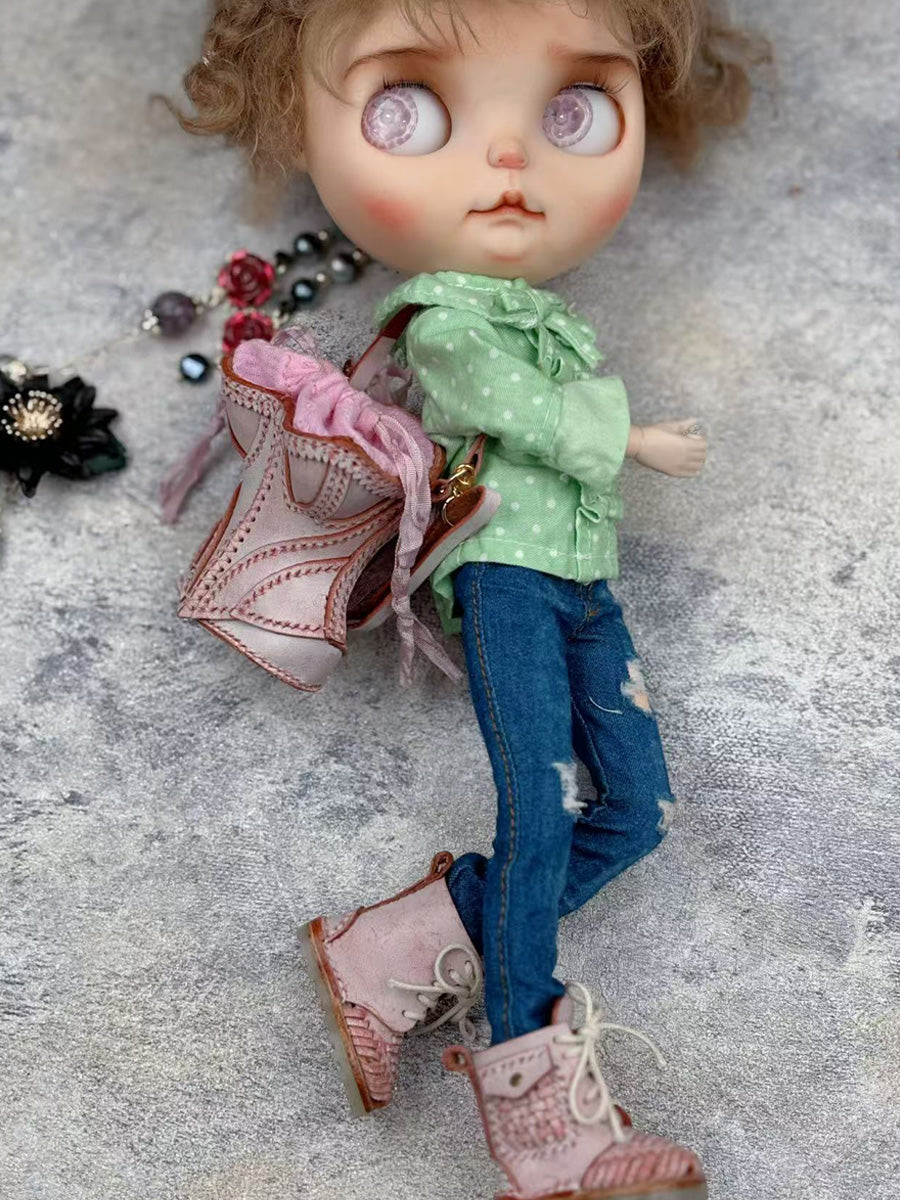 Handmade Bag for Blythe/Azone, Corset-Style Bag