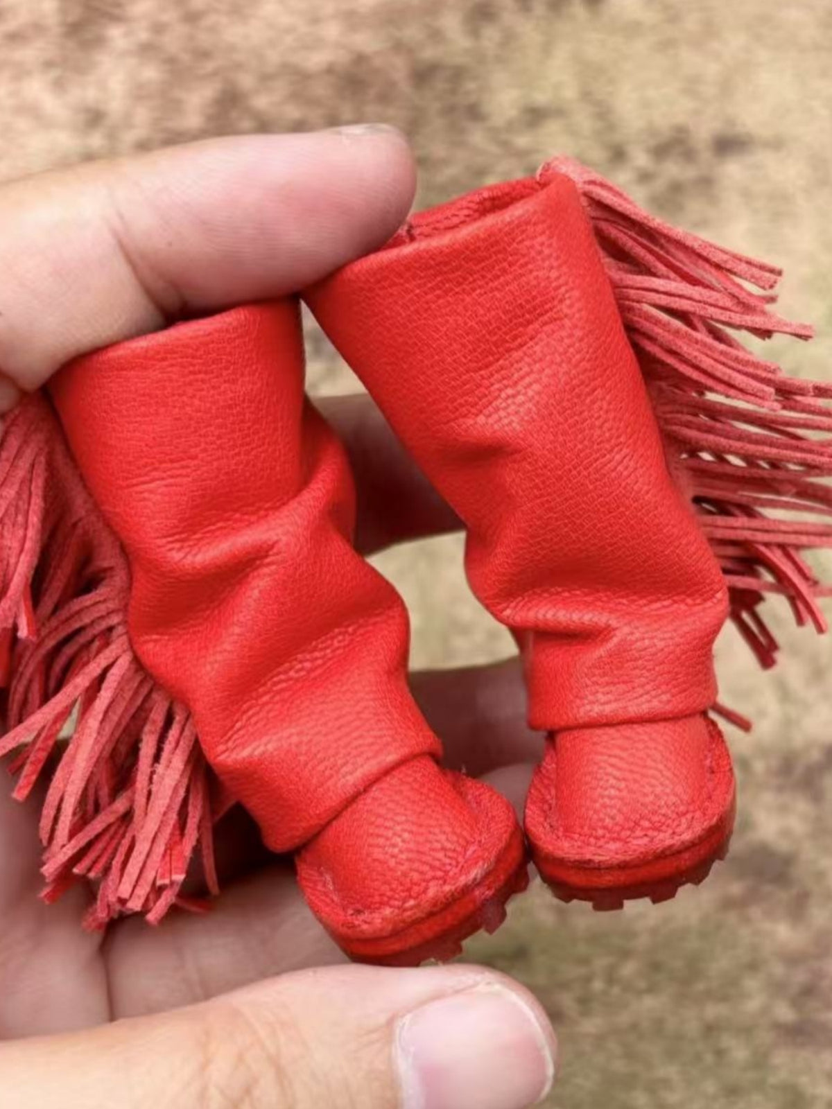 Handmade Shoes for Blythe/Obitsu, Fringed Boots