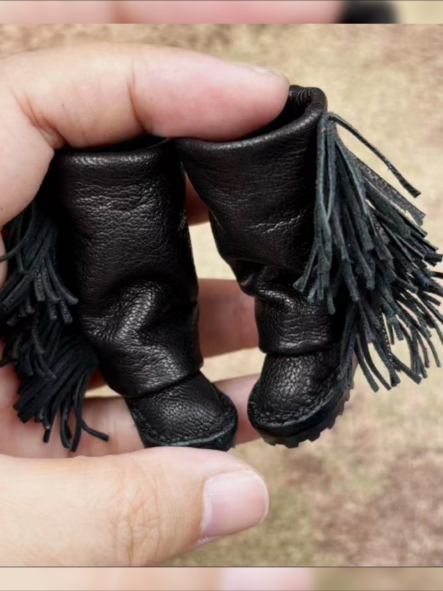 Handmade Shoes for Blythe/Obitsu, Fringed Boots