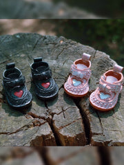 Handmade Shoes for Blythe/Obitsu, Heart Leather Shoes