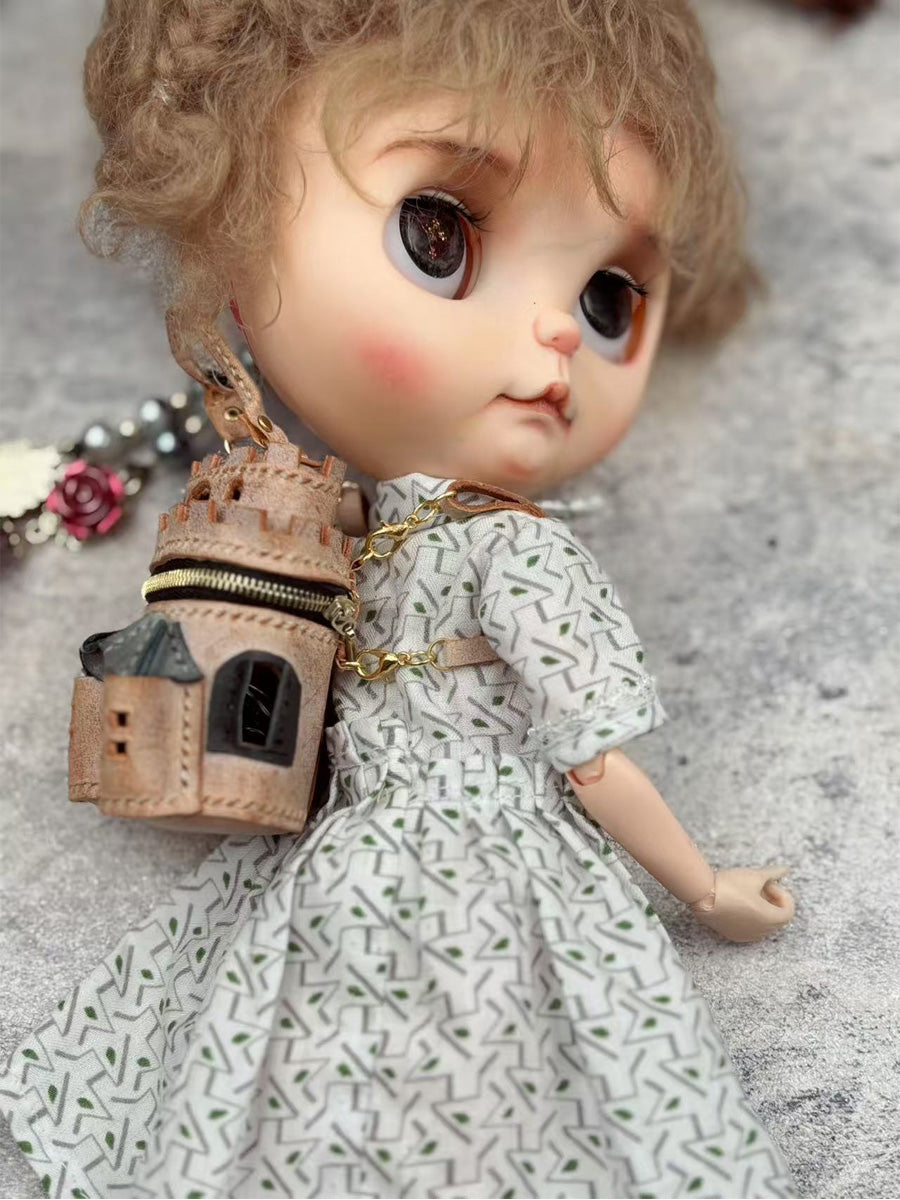 Handmade Bag for Blythe/Azone, Halloween Castle Bag