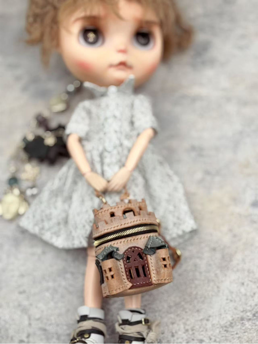 Handmade Bag for Blythe/Azone, Halloween Castle Bag