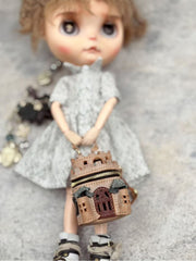 Handmade Bag for Blythe/Azone, Halloween Castle Bag
