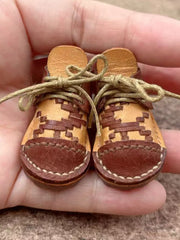 Handmade Shoes for Jacoosun/ BJD, Christmas Reindeer Leather Shoes