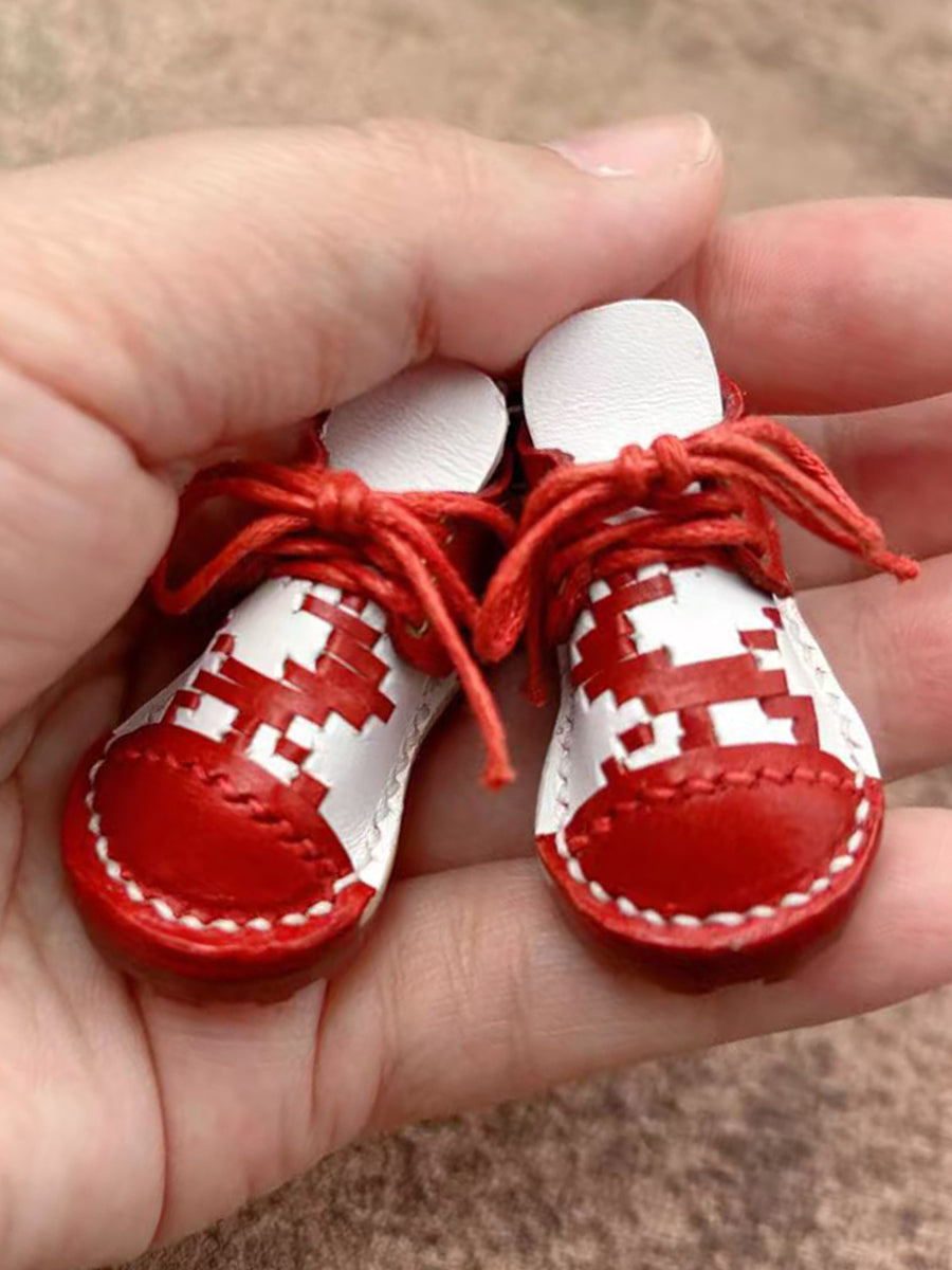 Handmade Shoes for Jacoosun/ BJD, Christmas Reindeer Leather Shoes