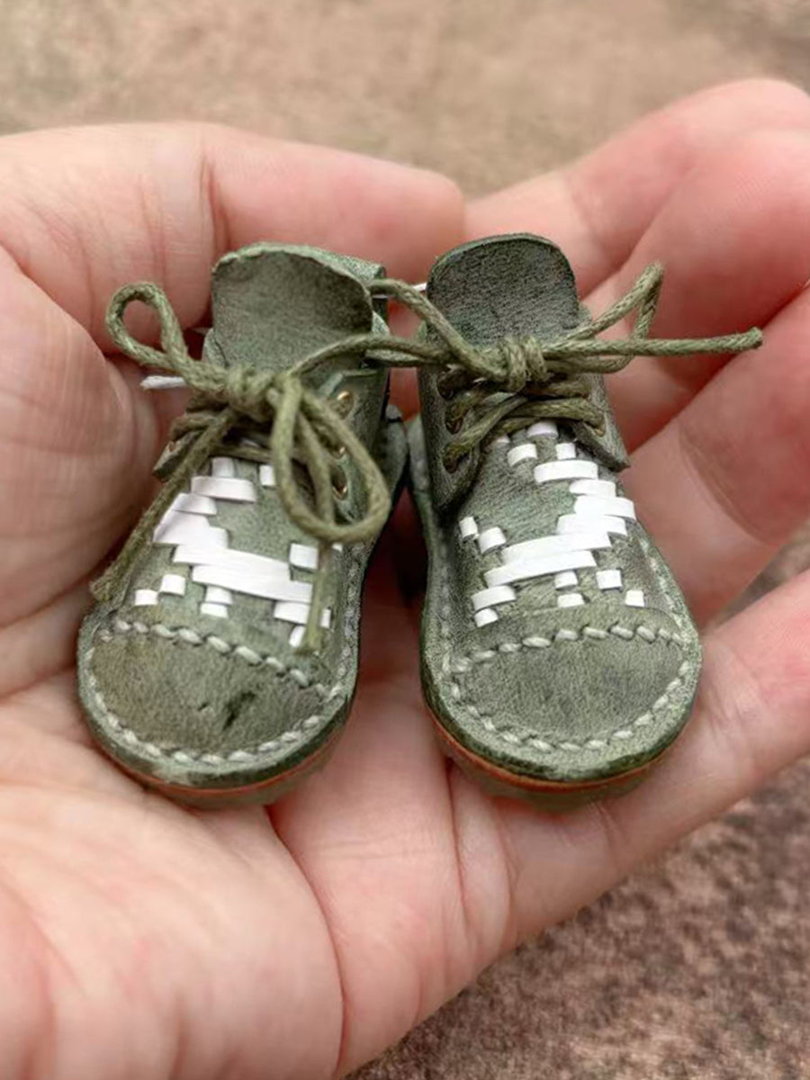 Handmade Shoes for Jacoosun/ BJD, Christmas Reindeer Leather Shoes