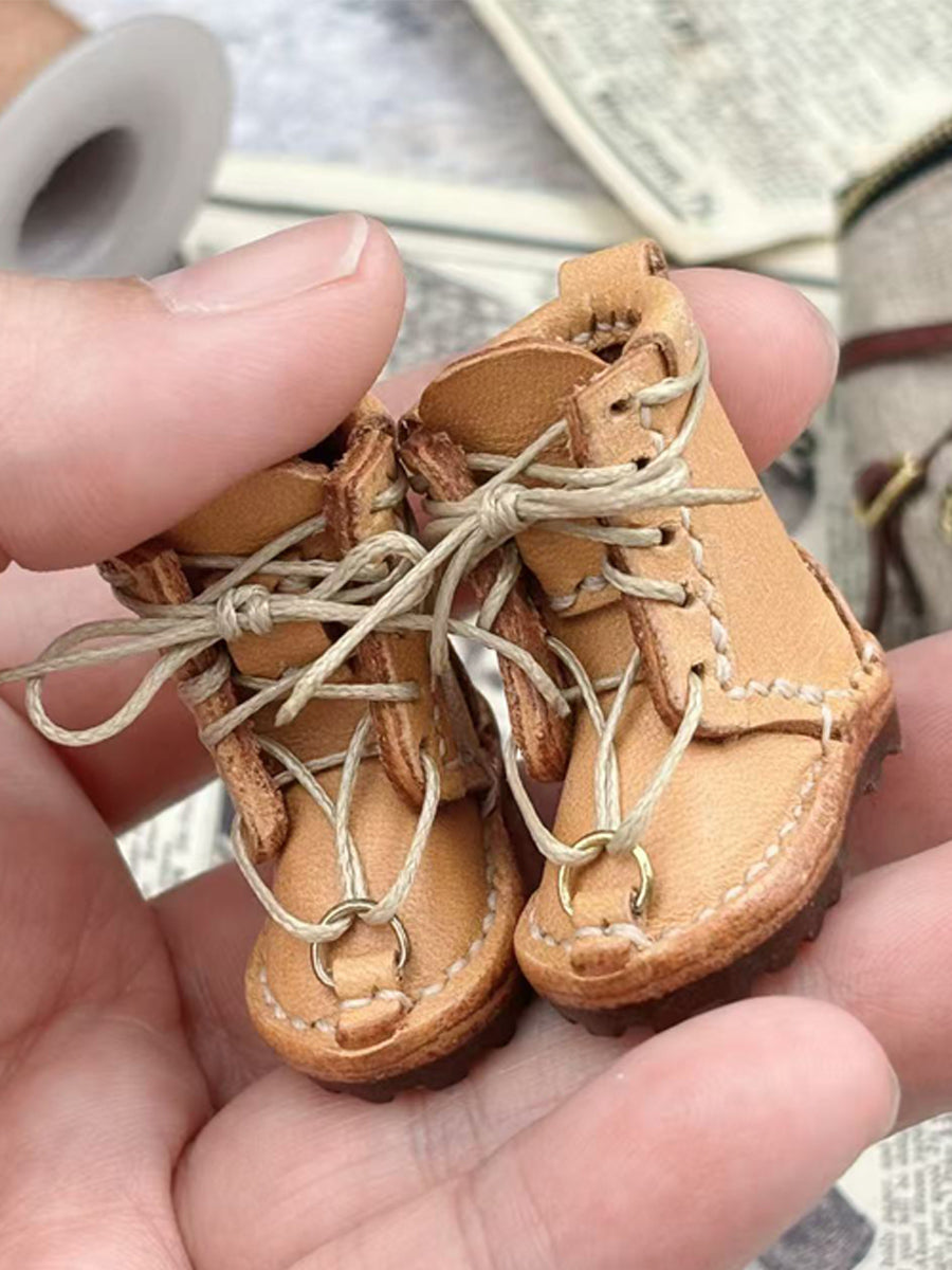 Handmade Shoes for Blythe/Obitsu, Martin Leather Boots