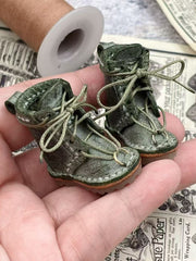 Handmade Shoes for Blythe/Obitsu, Martin Leather Boots