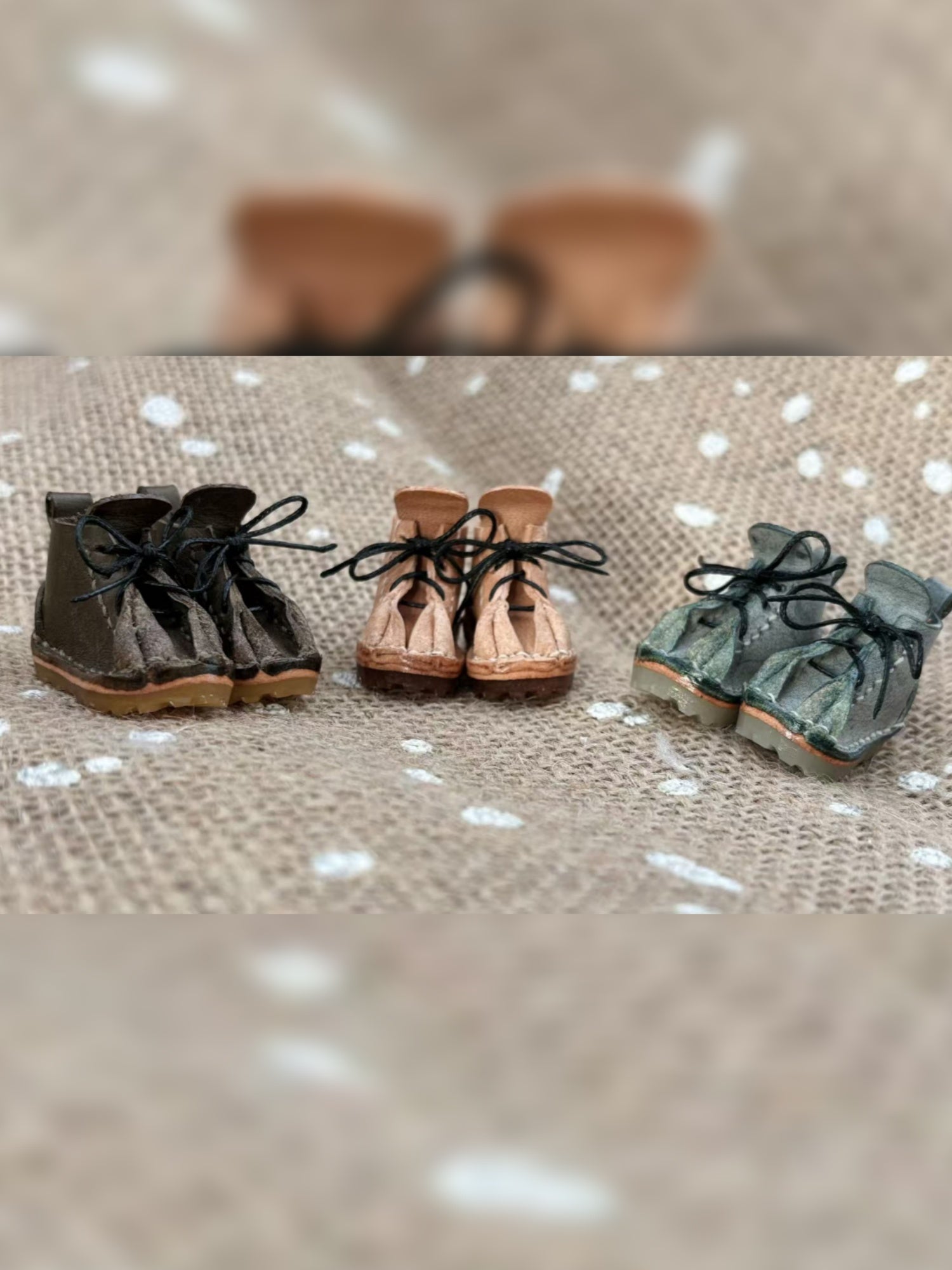 Handmade Shoes for Blythe/Obitsu, Unique Leather Martin Boots