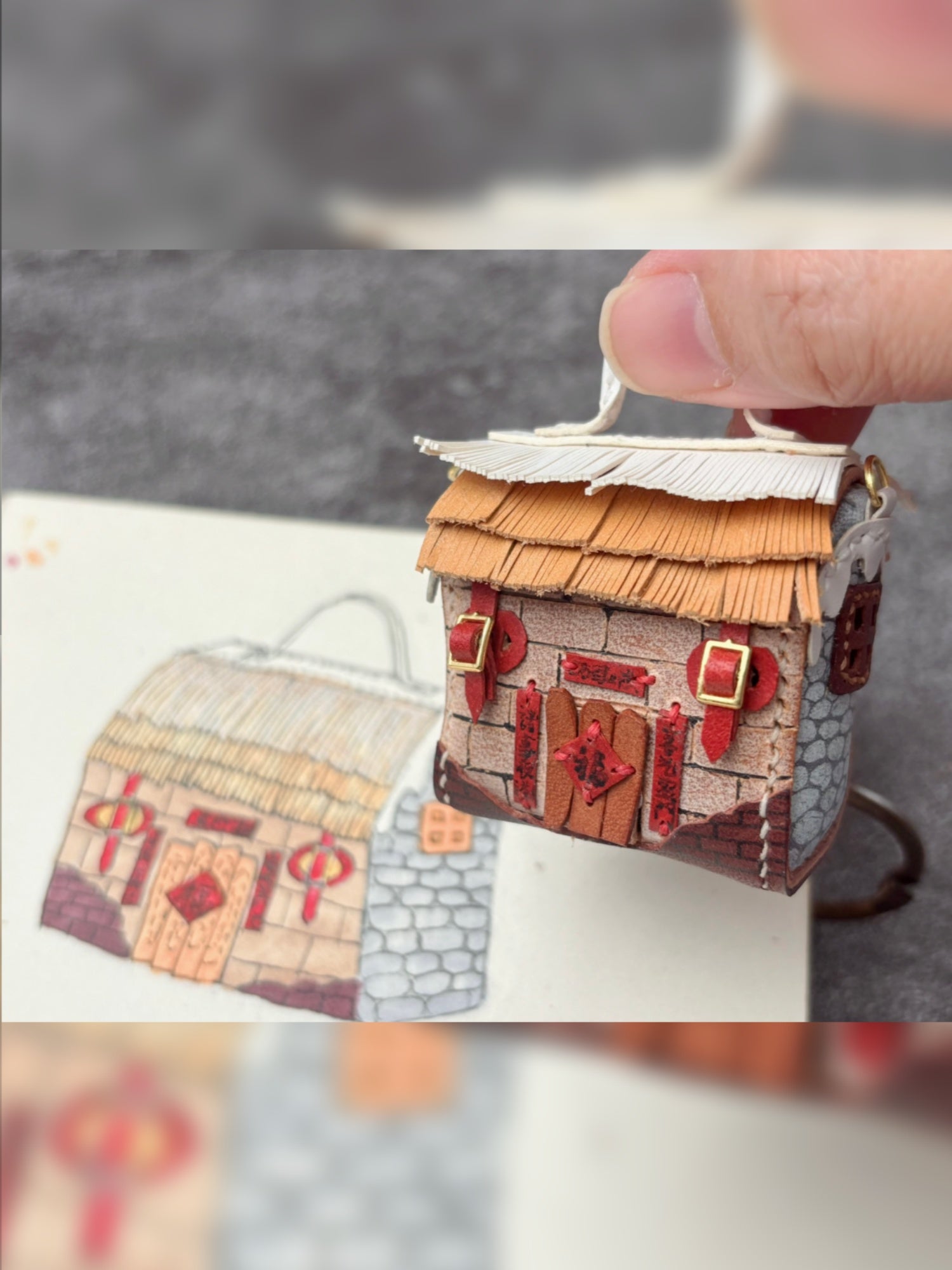 Countryside House Handmade Blythe 1/6 BJD Bag Detail | ToastDoll
