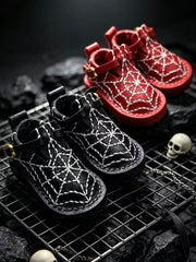 Halloween Spiderweb Blythe OB11 Flats - Handmade Doll Shoes - ToastDoll