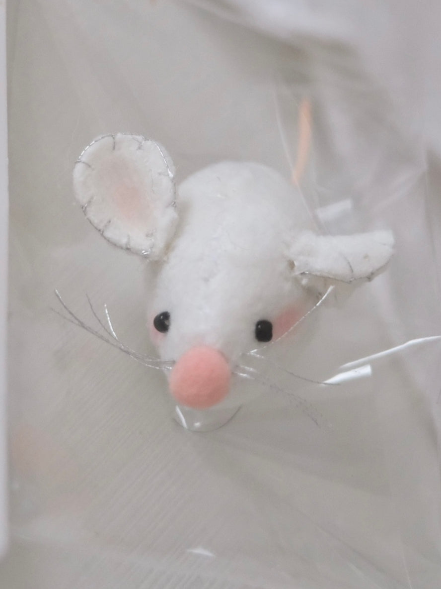Fairytale Forest Mini Plushie White Tiny Mouse | ToastDoll