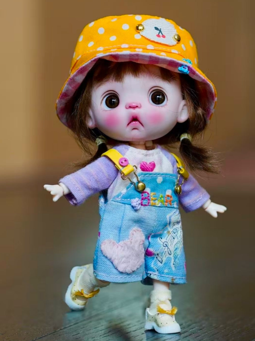 Vibrant Artisan Ob11 Mary Janes | ToastDoll