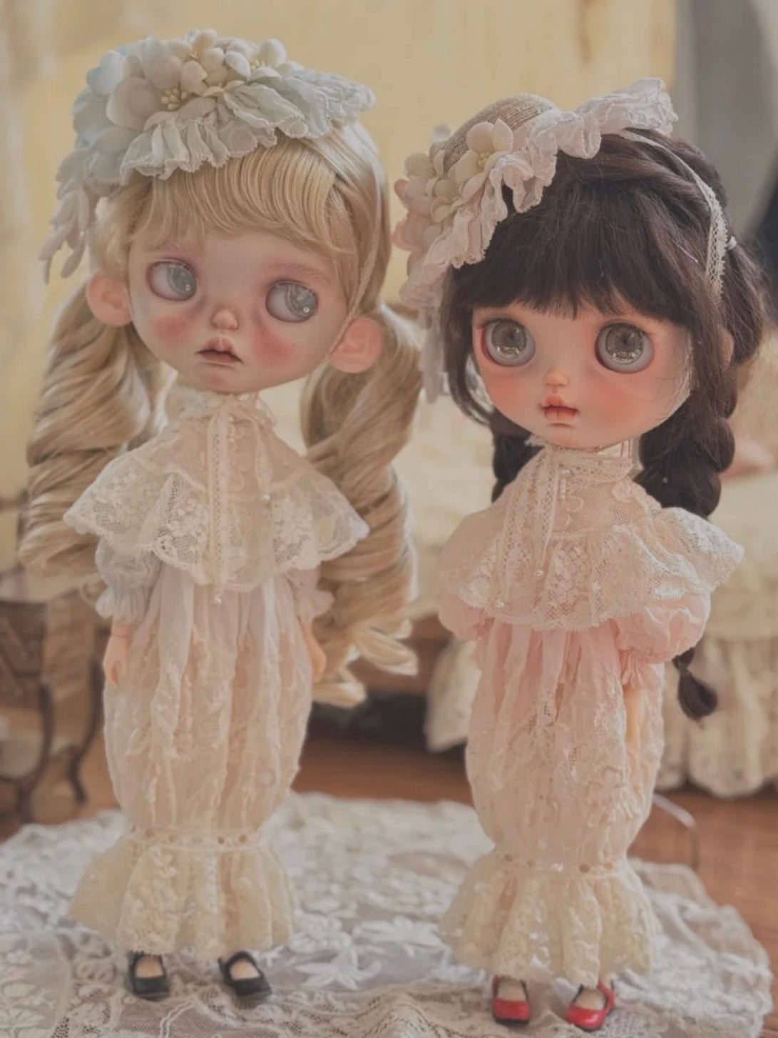 Pastoral Tapered Hem Victorian Dress Front View | ToastDoll
