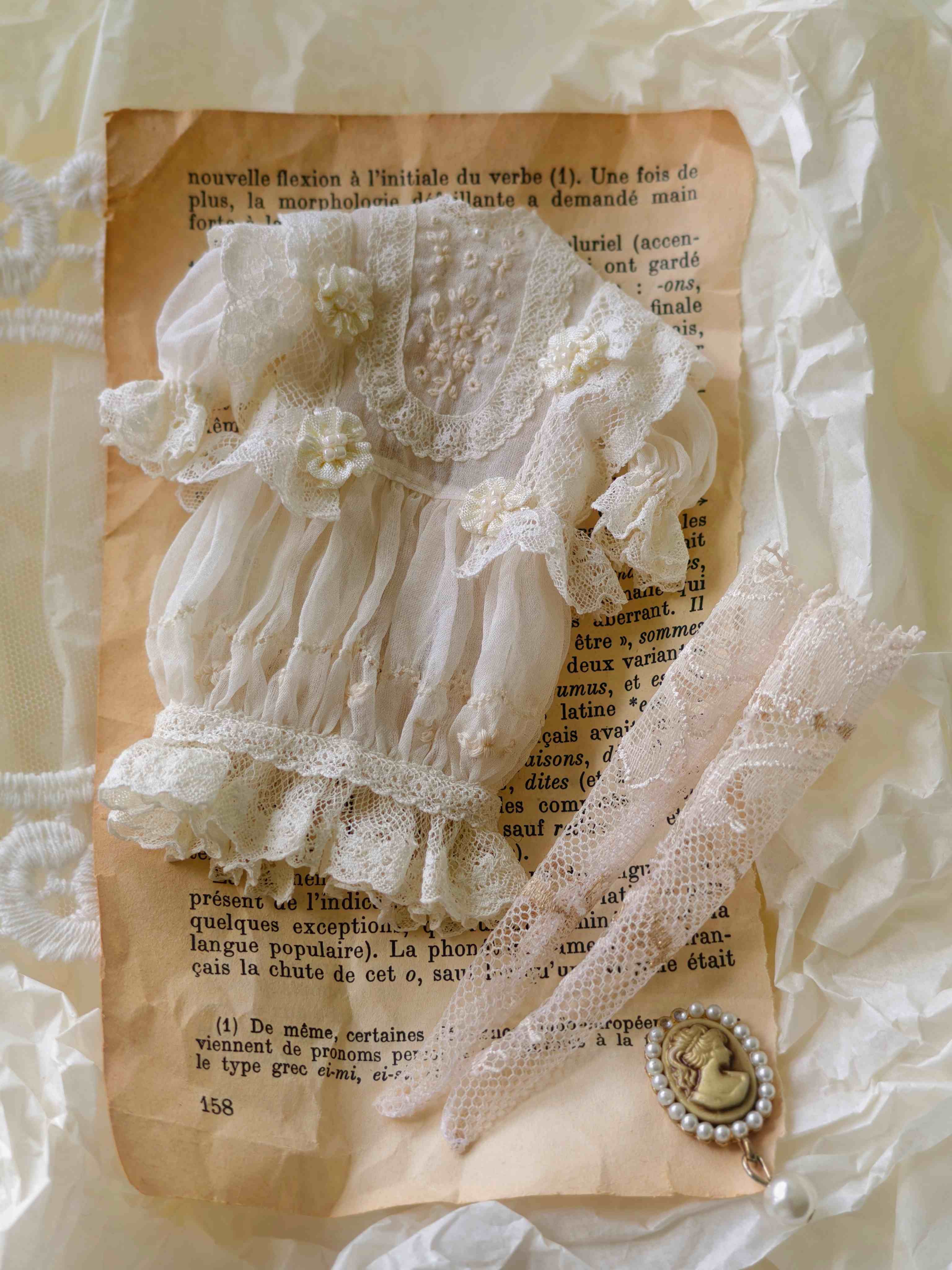 Bloom Silhouette Lace Mini Dress Flat Lay | ToastDoll