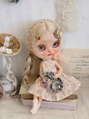 [IN STOCK] Soft Floral Blythe BJD Set - Handmade Doll Clothes - ToastDoll