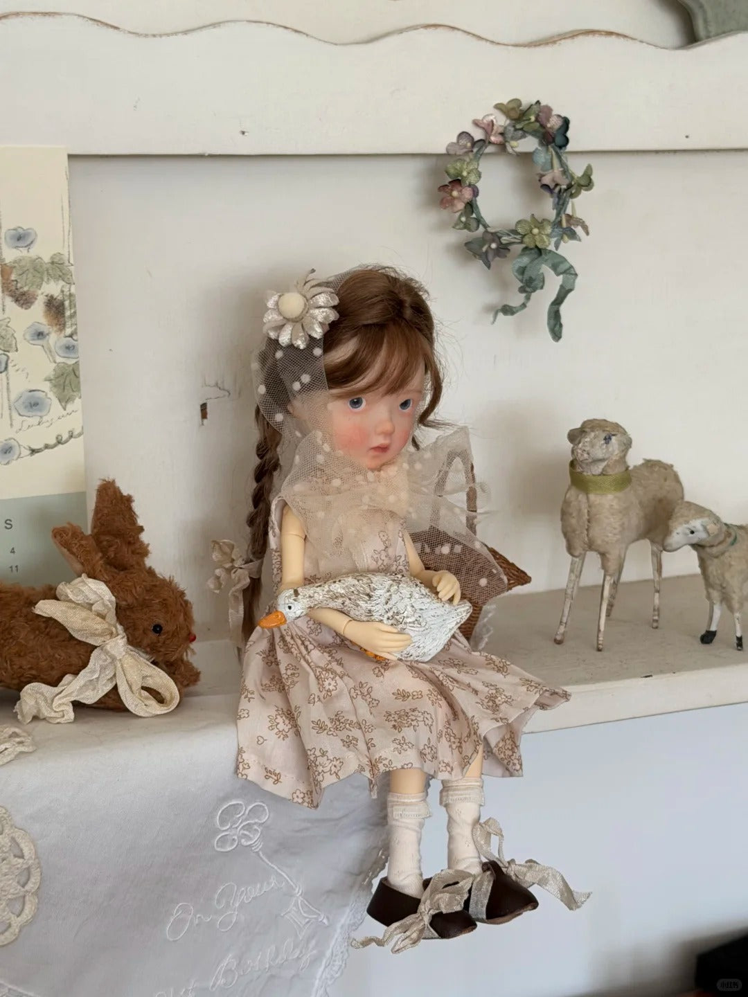[IN STOCK] Soft Floral Blythe BJD Set - Handmade Doll Clothes - ToastDoll