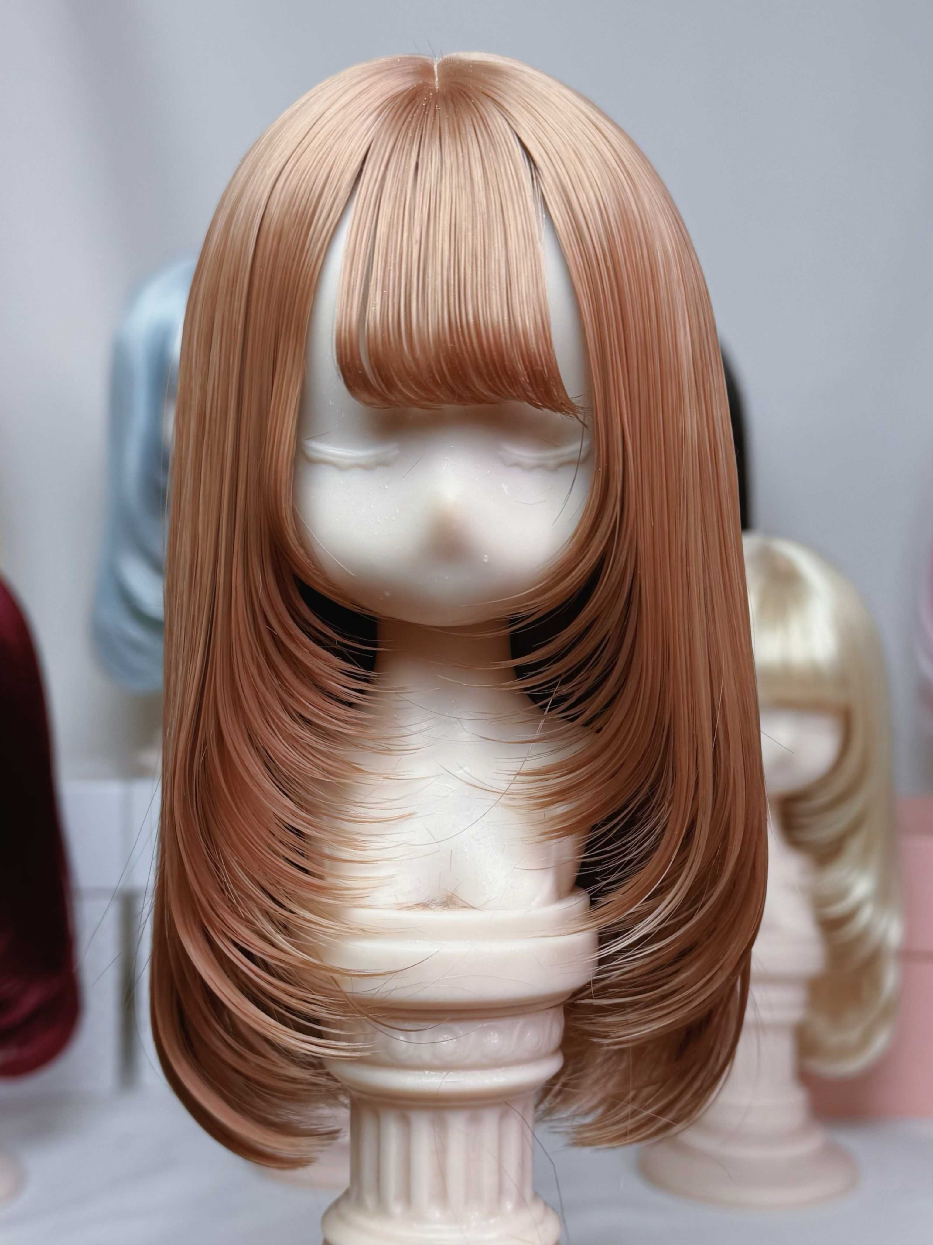 Handmade BJD Wig, Retro Layered Wig