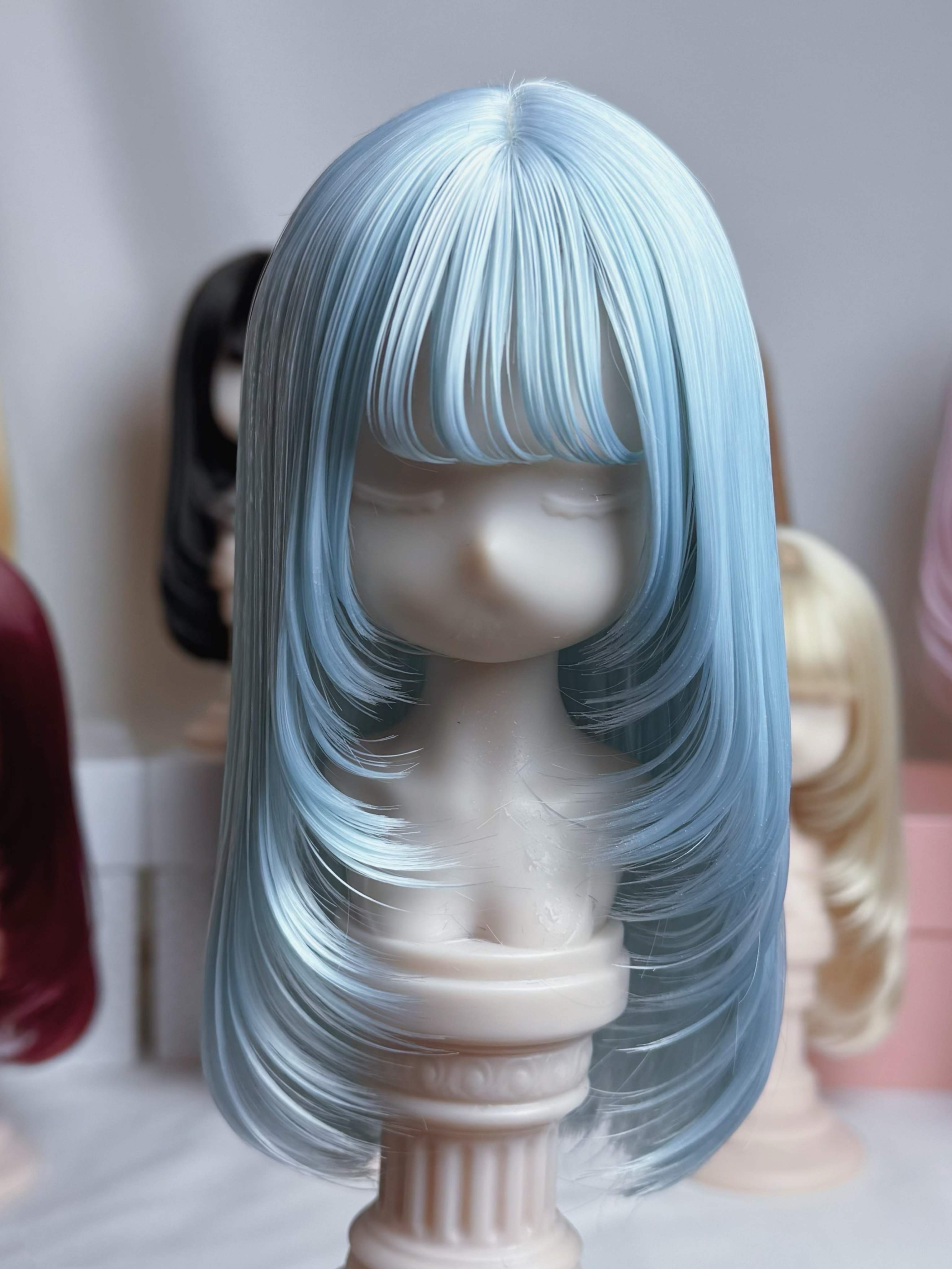 Handmade BJD Wig, Retro Layered Wig
