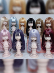 Handmade BJD Wig, Retro Layered Wig