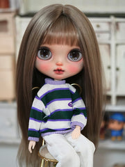 Ash Silky Hair Handmade Blythe Wig | ToastDoll