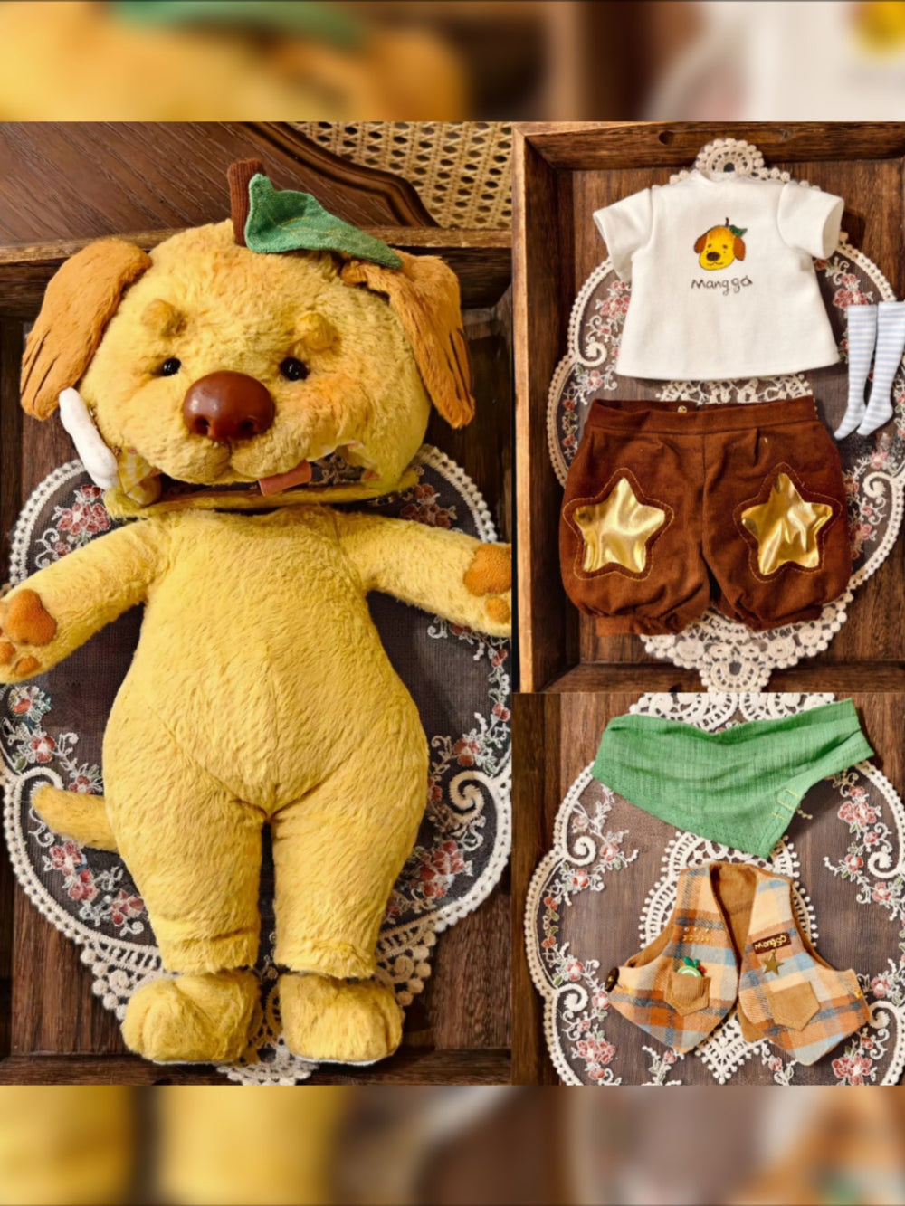 Starry Puppy Blythe Outfit Flat Lay | ToastDoll