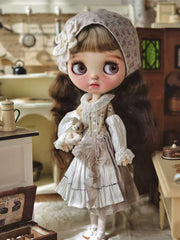 OOAK Custom Blythe Doll For Commission, Slumbering Sunflower Girl