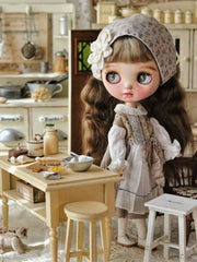 OOAK Custom Blythe Doll For Commission, Slumbering Sunflower Girl