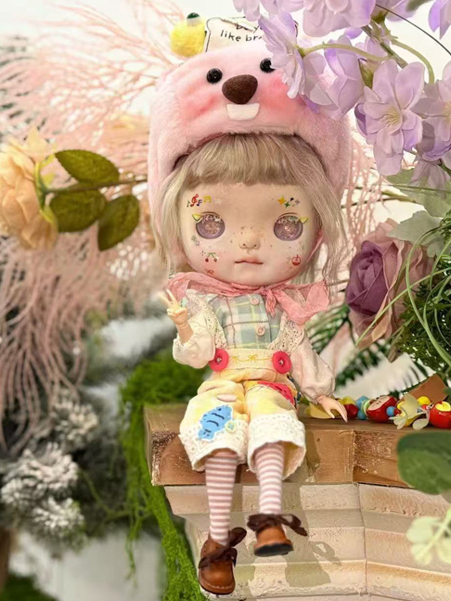 OOAK Custom Blythe Doll For Adoption, Loopy Girl