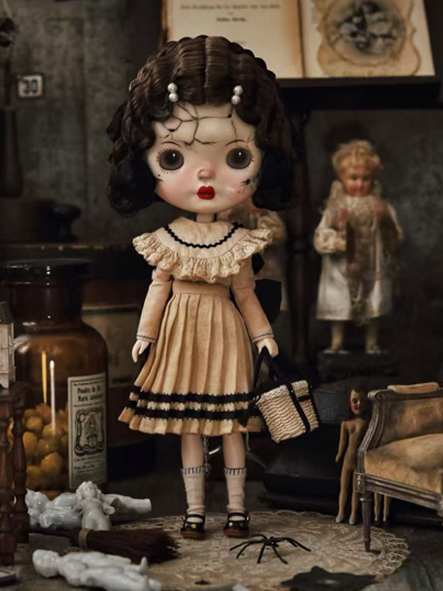 OOAK Custom Blythe Doll For Commission,  Antique Doll