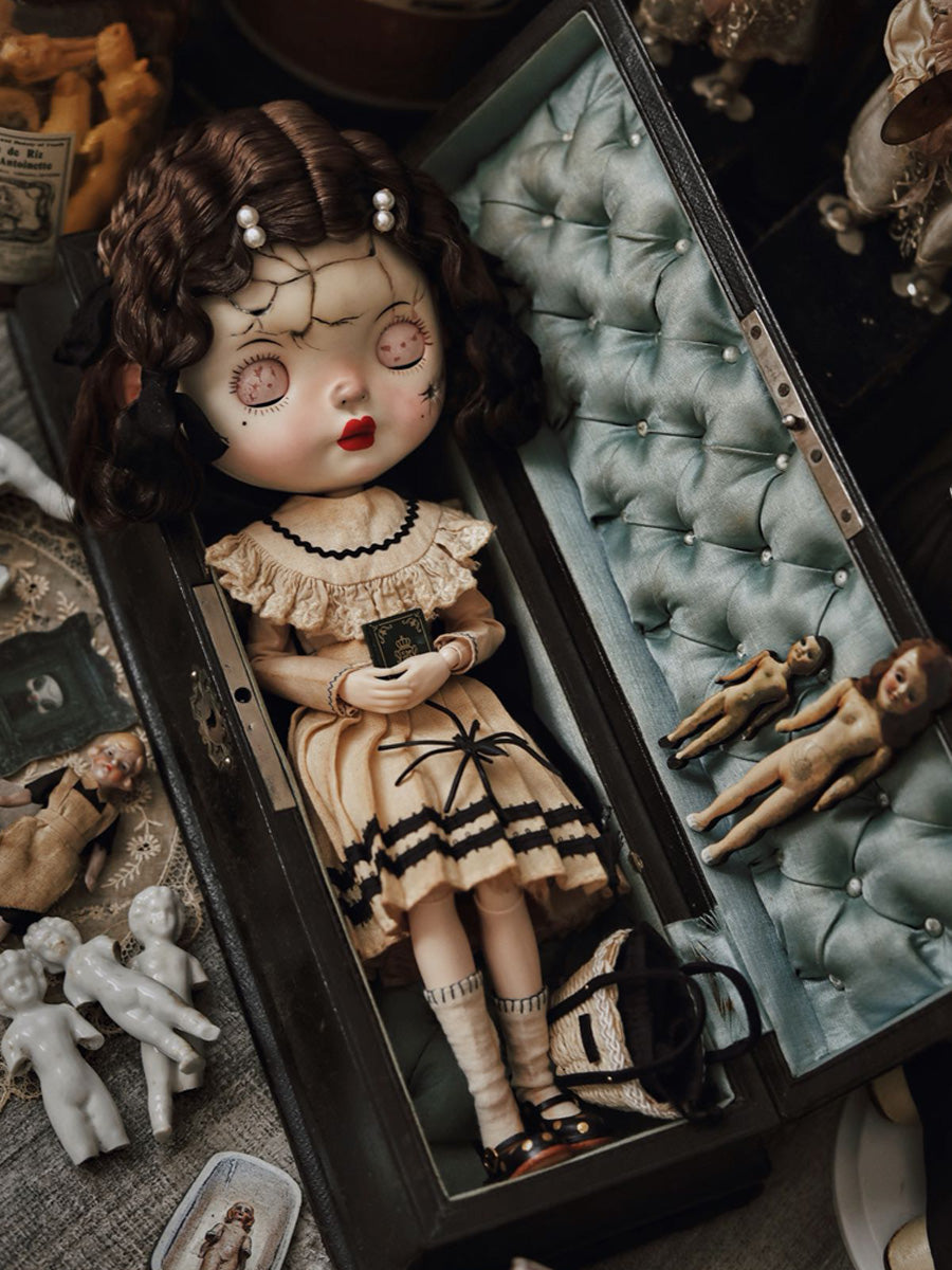OOAK Custom Blythe Doll For Commission,  Antique Doll