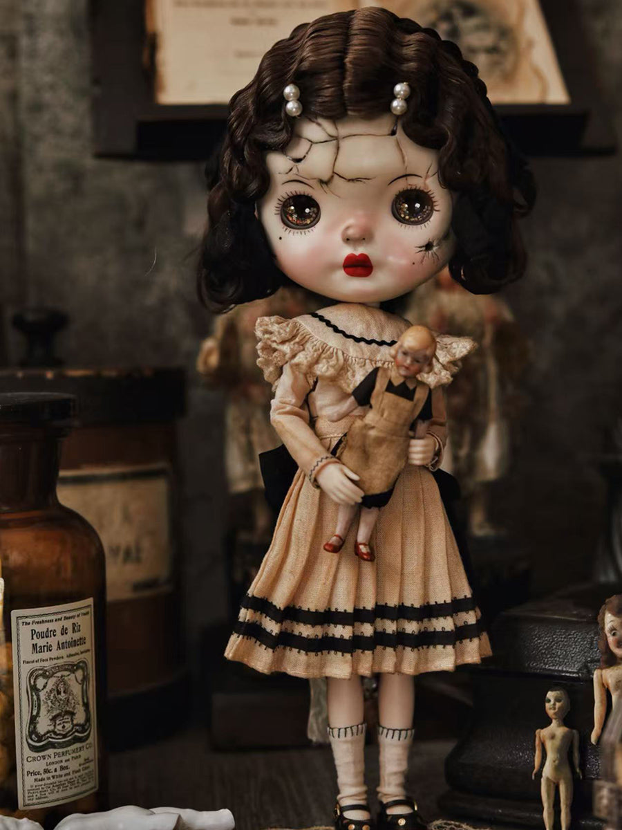 OOAK Custom Blythe Doll For Commission,  Antique Doll