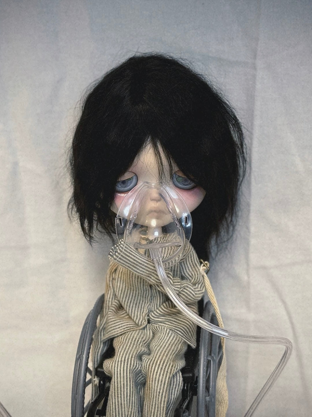 Vespera Custom Blythe OOAK - Gothic Morbid Doll - ToastDoll
