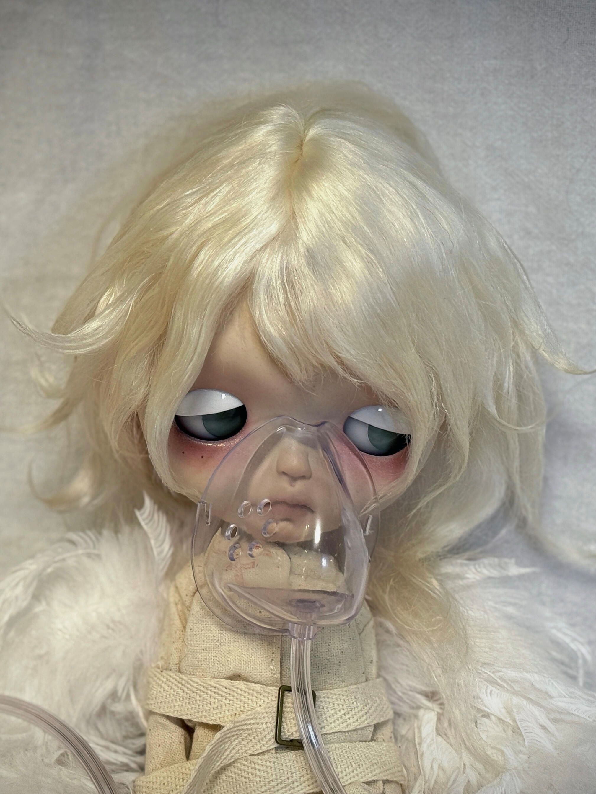 Azrael Custom Blythe OOAK - Fallen Celestial Doll - ToastDoll