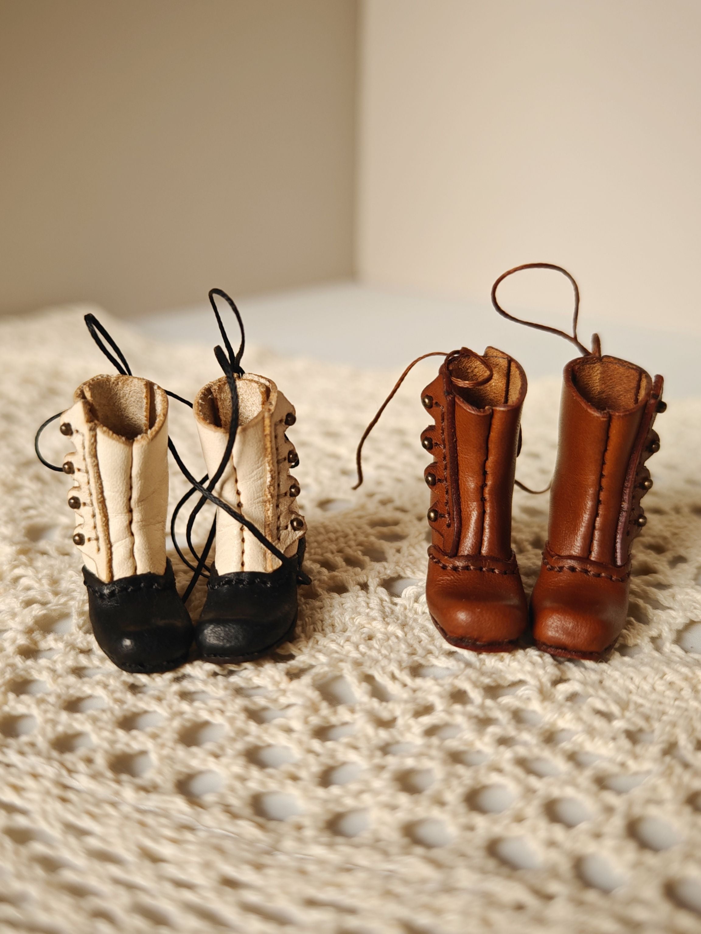 Handmade Shoes for Blythe/Obitsu/Azone, Vintage Boots