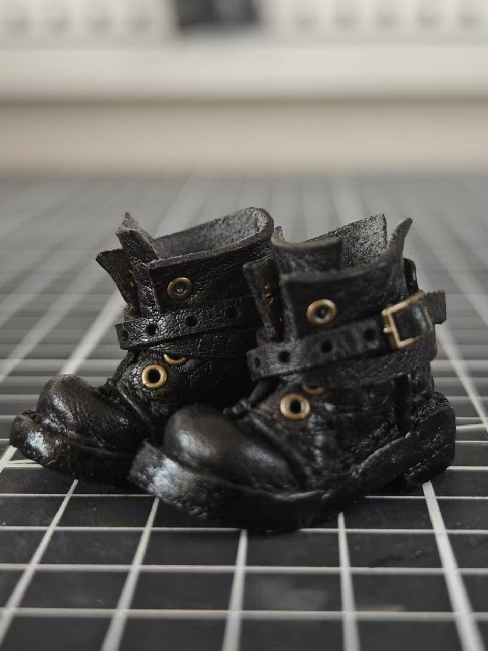 Handmade Shoes for Blythe/Obitsu, Motorcycle boots
