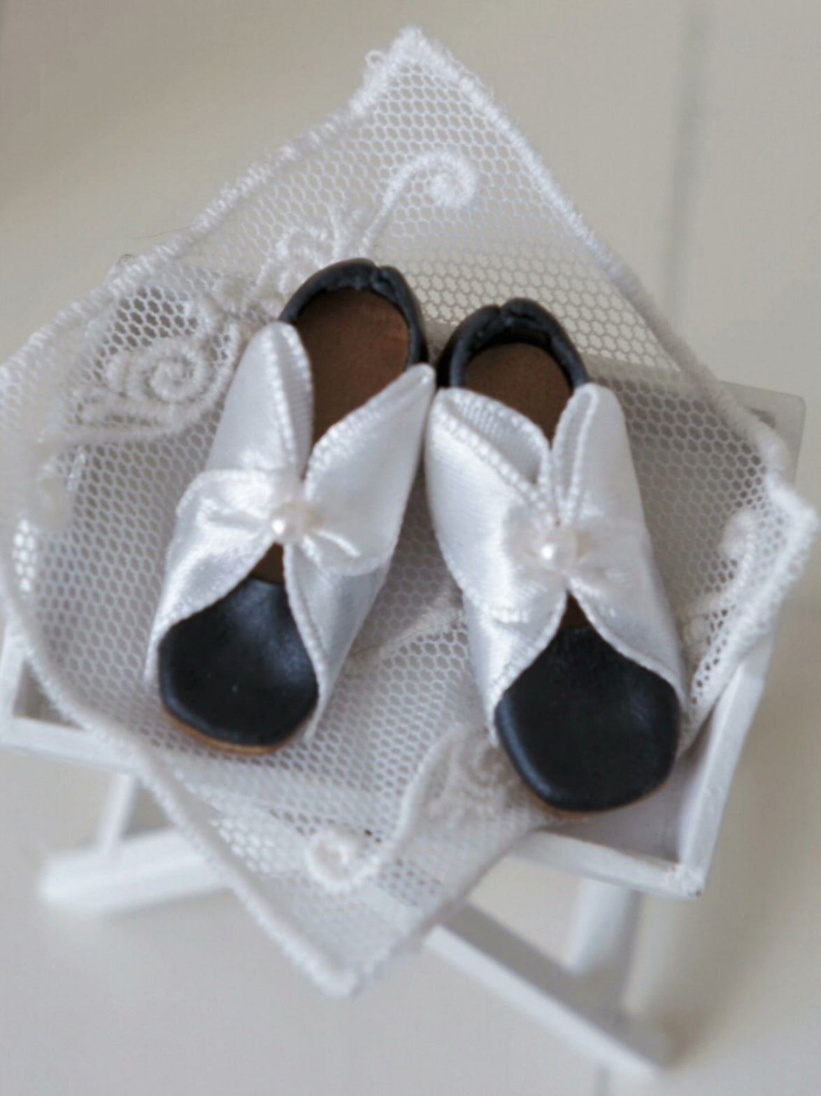Handmade Shoes for Blythe/Obitsu, Leather Ribbon  Flat