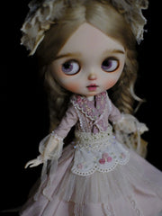 Handmade Outfit for Blythe/Obitsu/Pullip, Purple Layered Dress Set