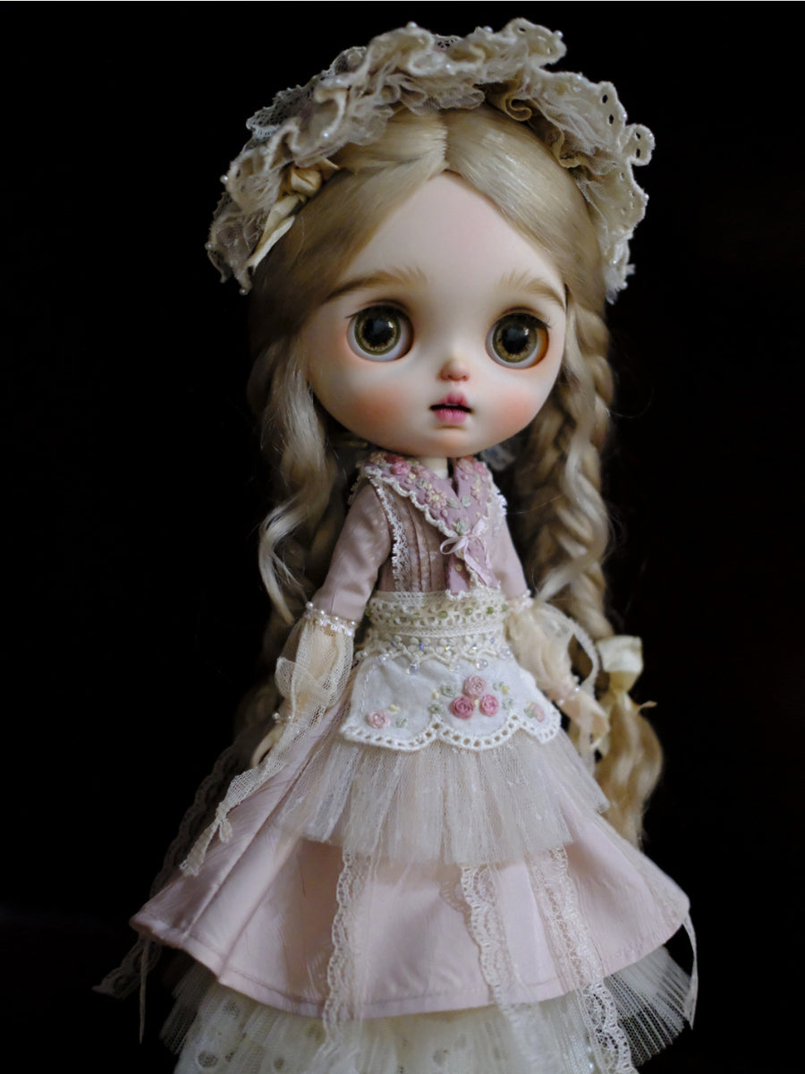 Handmade Outfit for Blythe/Obitsu/Pullip, Purple Layered Dress Set