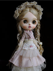 Handmade Outfit for Blythe/Obitsu/Pullip, Purple Layered Dress Set