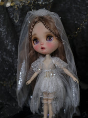 Handmade Outfit for Blythe/Obitsu/Pullip, Crystal Dress Set