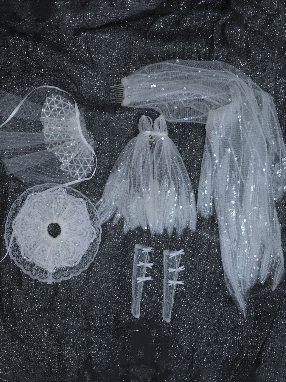 Handmade Outfit for Blythe/Obitsu/Pullip, Crystal Dress Set