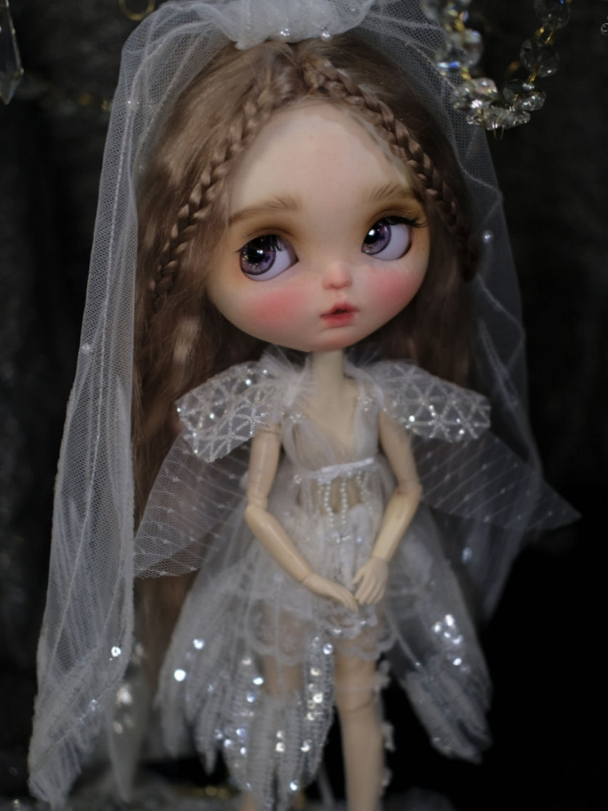 Handmade Outfit for Blythe/Obitsu/Pullip, Crystal Dress Set
