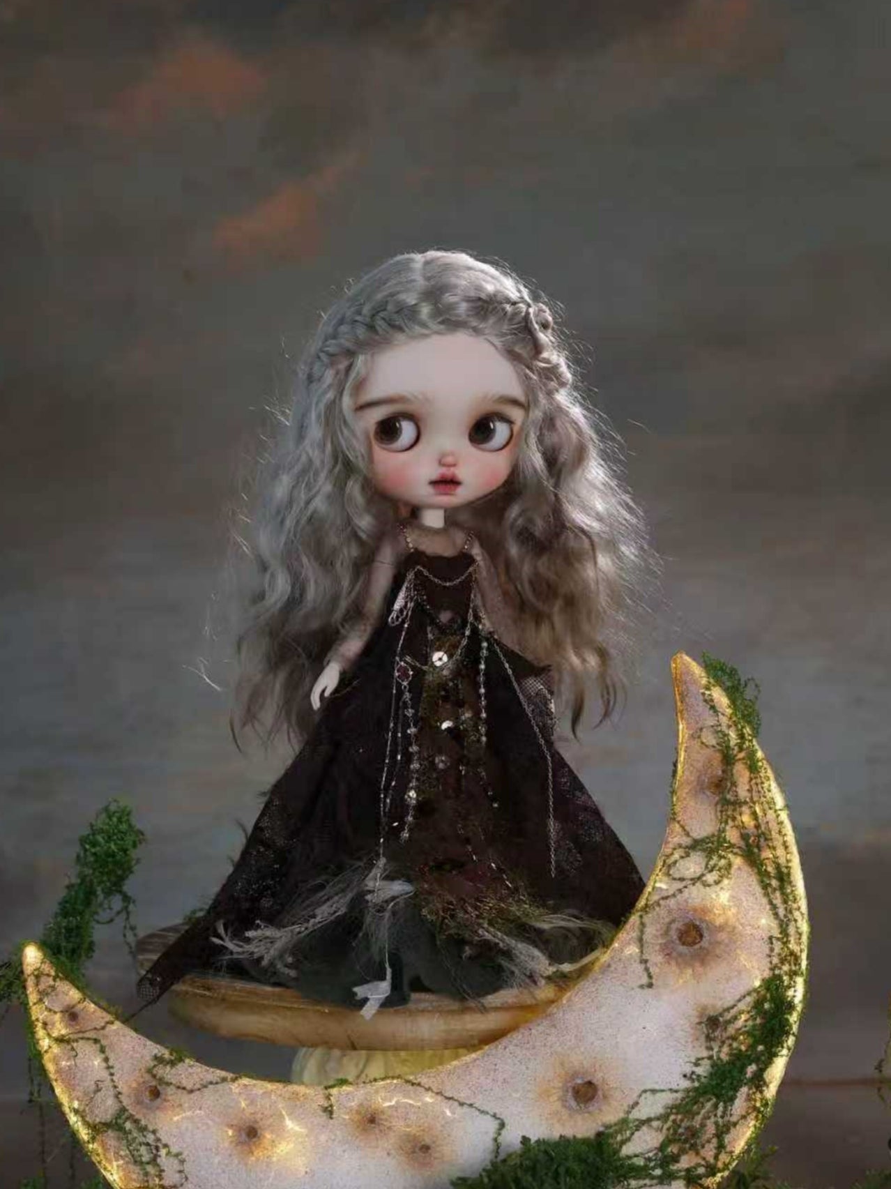 Handmade Outfit for Blythe/Obitsu/Pullip, Butterfly Wings Dress Set