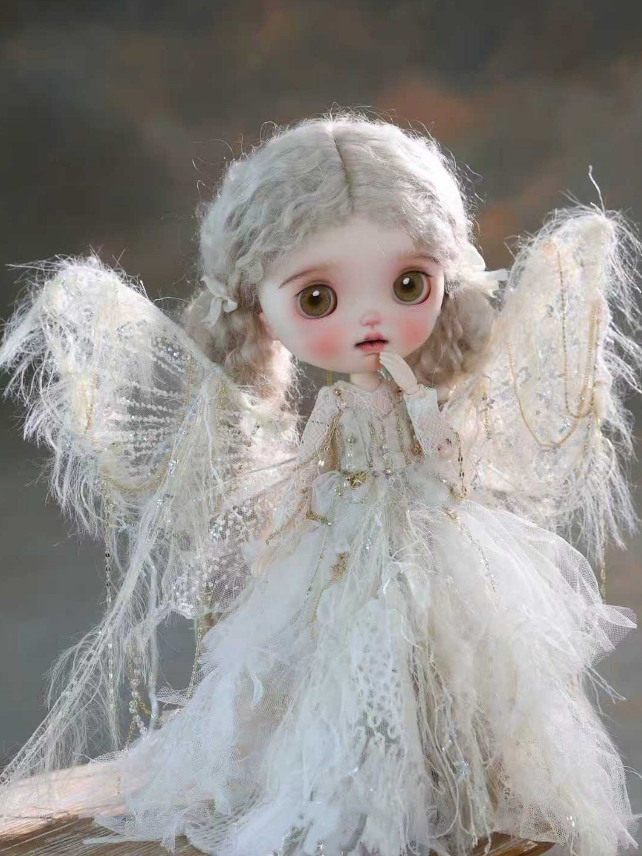 Handmade Outfit for Blythe/Obitsu/Pullip, Butterfly Wings Dress Set