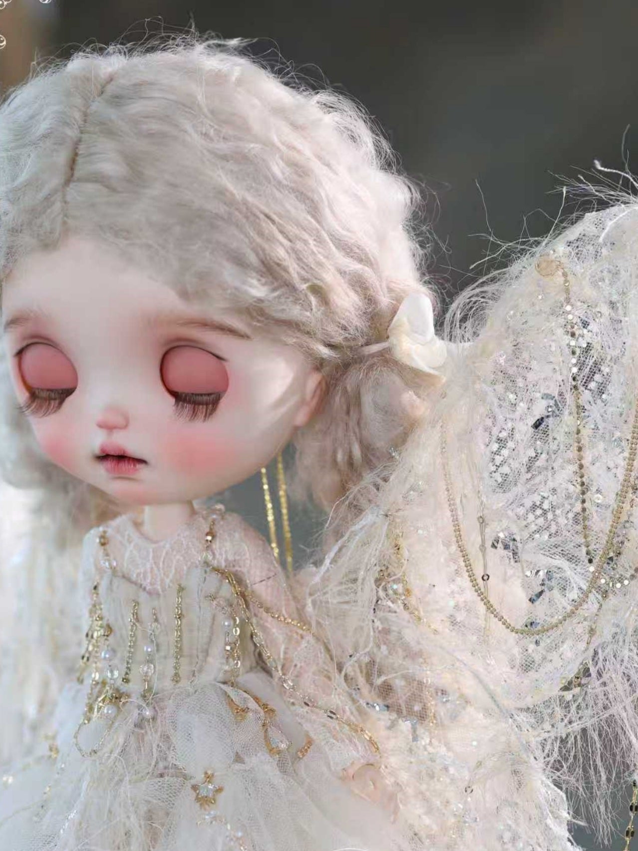 Handmade Outfit for Blythe/Obitsu/Pullip, Butterfly Wings Dress Set