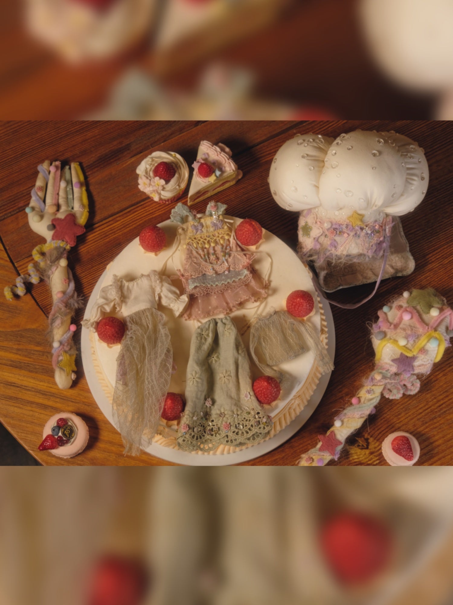 Handmade Outfit for Blythe/Obitsu,Dessert Master Clothing Set