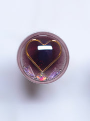 Handmade Blythe Eyechips, Purple Tone, Heart